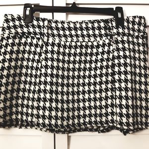 💖 3/$20 Vintage Wet Seal houndstooth pleated mini skirt